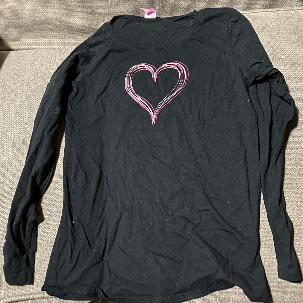Black long sleeved tshirt, brand unknown, great condition, SIZE Medium